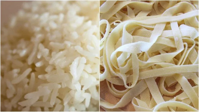 {'en': 'What is better to eat rice or pasta?', 'es': '¿Qué es mejor comer arroz o pasta?'} Image