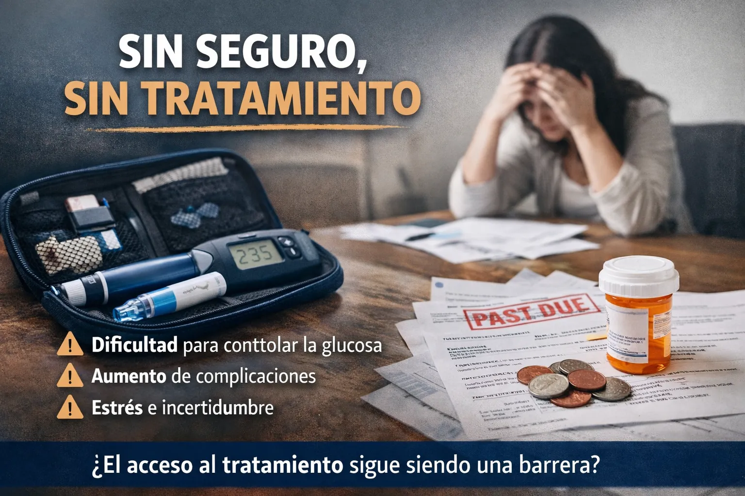 {'en': '[[NO-TRANS]]Cuando el problema no es la diabetes… es el acceso al tratamiento', 'es': 'Cuando el problema no es la diabetes… es el acceso al tratamiento'} Image