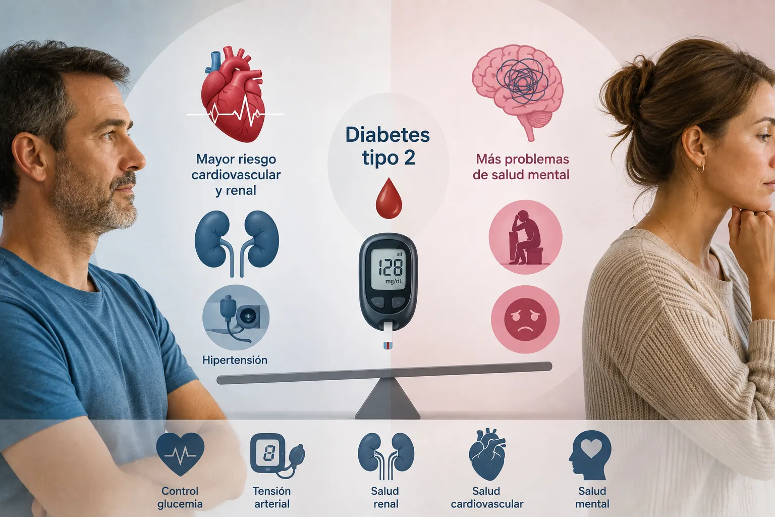 {'en': 'La diabetes tipo 2 no afecta igual a hombres y mujeres', 'es': 'La diabetes tipo 2 no afecta igual a hombres y mujeres'} Image