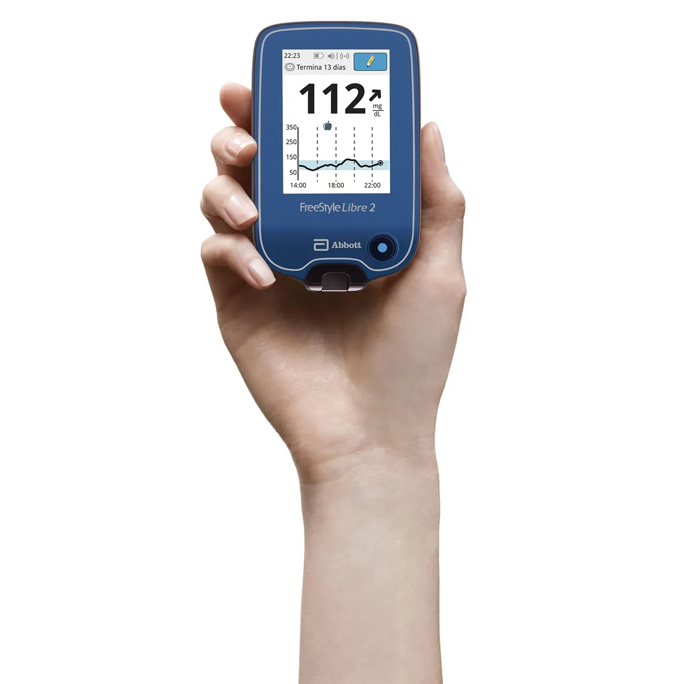 {'en': 'Freestyle free glucose meter reader 2', 'es': 'Lector medidor glucosa freestyle libre 2'} Image