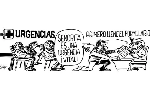 {'en': 'Endocrine intends to review my diabetes 1 time a year!', 'es': 'Endocrina pretende revisarme mi diabetes ¡1 vez al año!'} Image