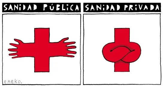 {'en': 'Doubt about private health and the passage to the SS.', 'es': 'Duda sobre sanidad privada y el paso a la SS.'} Image