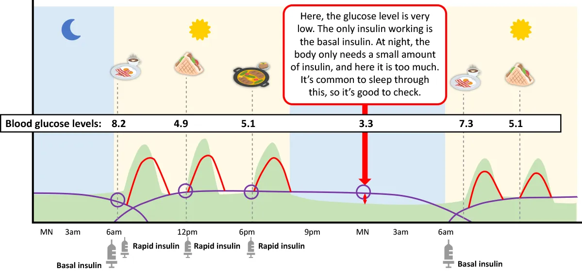 {'en': 'Adjust the basal', 'es': 'Ajustar la basal'} Image