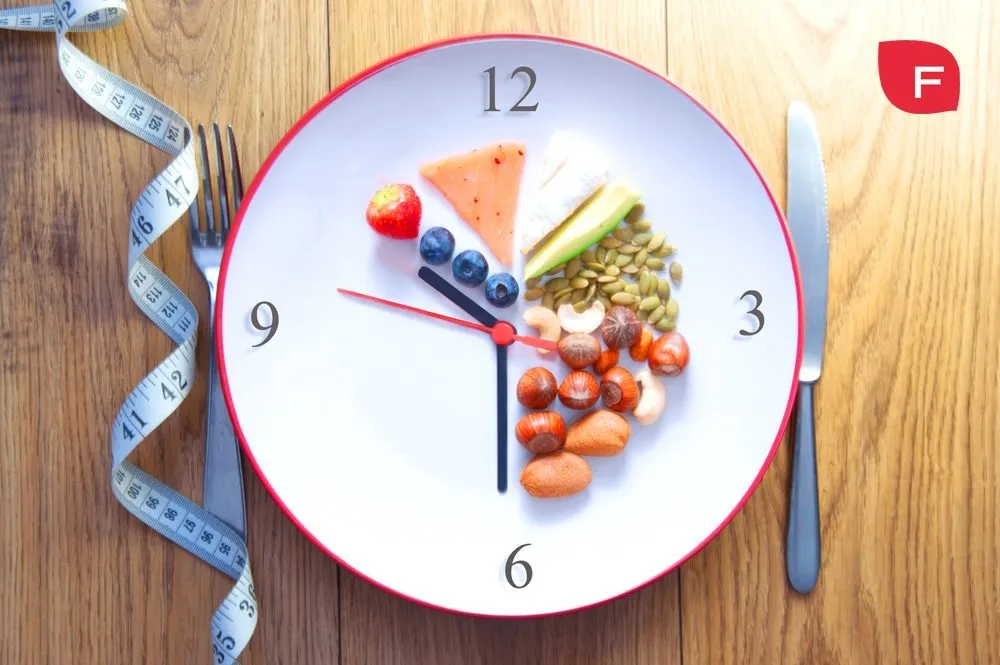 {'en': 'Intermittent fasting', 'es': 'Ayuno intermitente'} Image