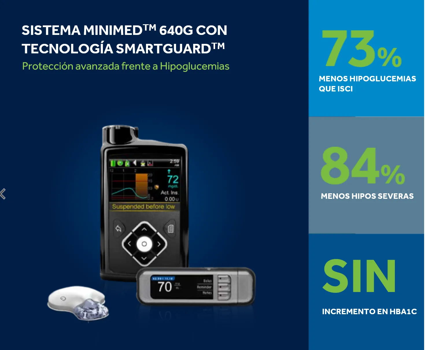 {'en': 'Sensor 3 Medtronic bomb -bomb 640g', 'es': 'SENSOR 3 MEdtronic unido a bomba 640g'} Image