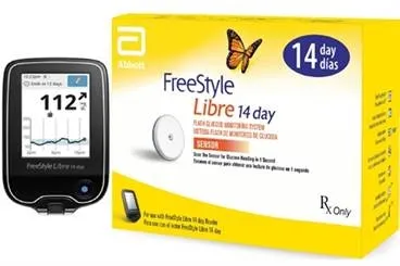 {'en': 'Freestyle Free 14 Day', 'es': 'Freestyle libre 14 day'} Image