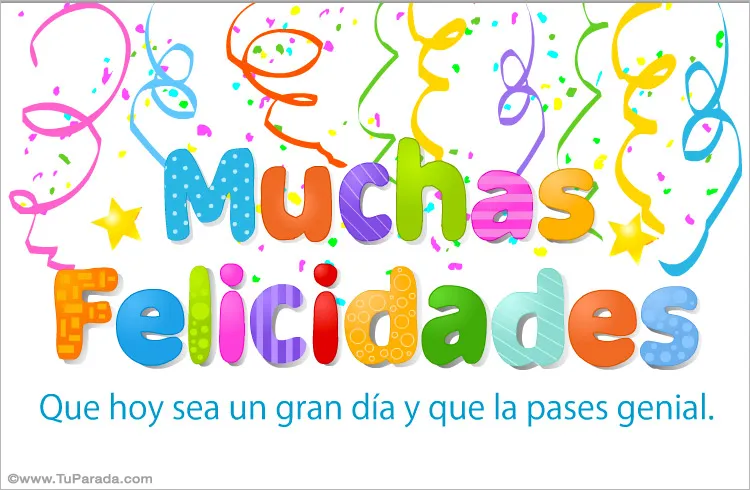 {'en': 'Ani, congratulations!', 'es': '¡Ani, Muchas Felicidades!'} Image