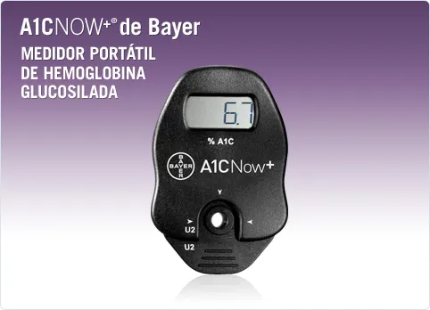 {'en': 'Glycosylated Hemoglobin Meter (HBA1C)', 'es': 'Medidor de hemoglobina glicosilada (HbA1c)'} Image