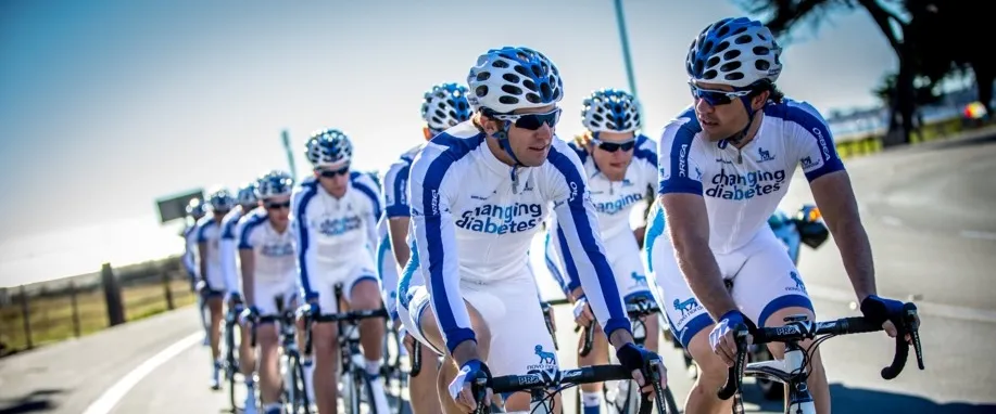 {'en': 'Diabetics in the sport elite - Novo Nordisk team', 'es': 'Diabéticos en la élite del deporte - Equipo Novo Nordisk'} Image