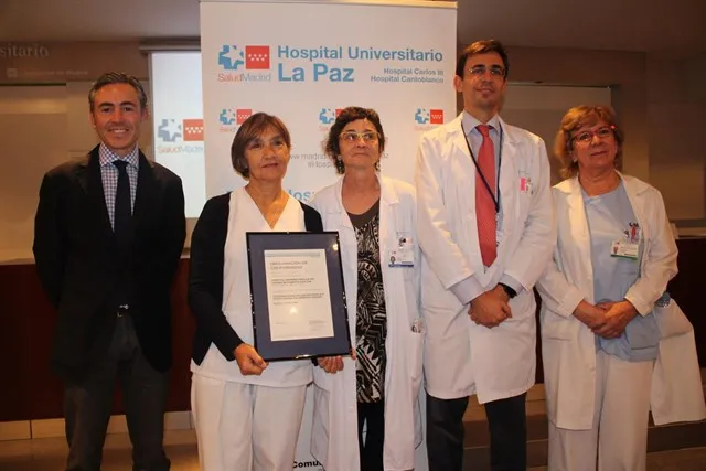 {'en': 'The Diabetes Unit of La Paz hospital in Madrid receives certification of excellence', 'es': 'La Unidad de Diabetes del Hospital La Paz de Madrid recibe certificación de excelencia'} Image