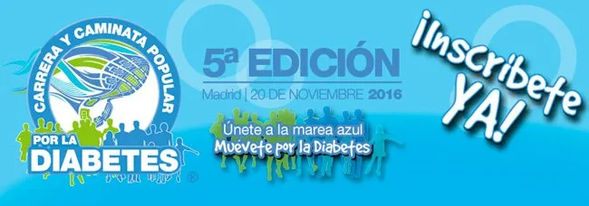 {'en': '5th race and popular walk for diabetes', 'es': '5ª Carrera y Caminata Popular por la diabetes'} Image